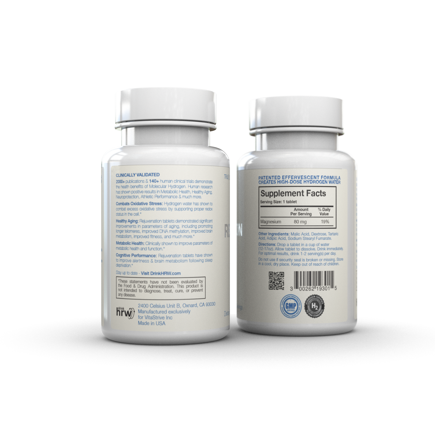 Drink HRW Rejuvenation H2 tablets